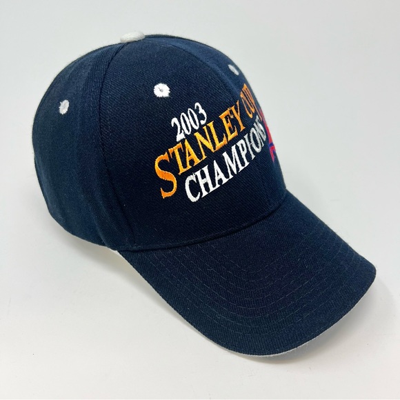 2003 Stanley Cup Champions Baseball Hat Vintage Embroidered New Jersey Devils - Picture 3 of 7
